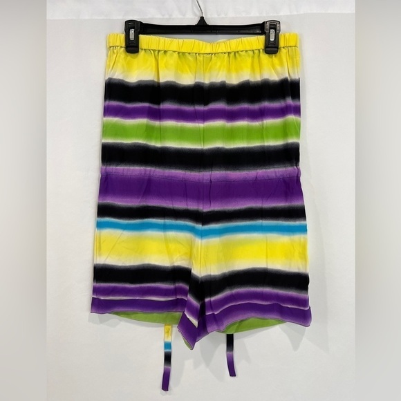 AKA New York Striped Silk Strapless Romper - Picture 3 of 5